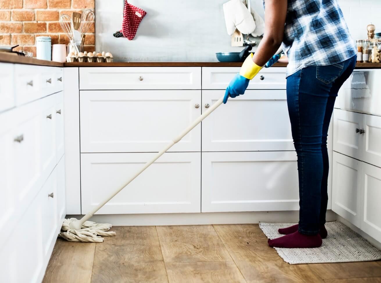 Schoonmaken poetsen